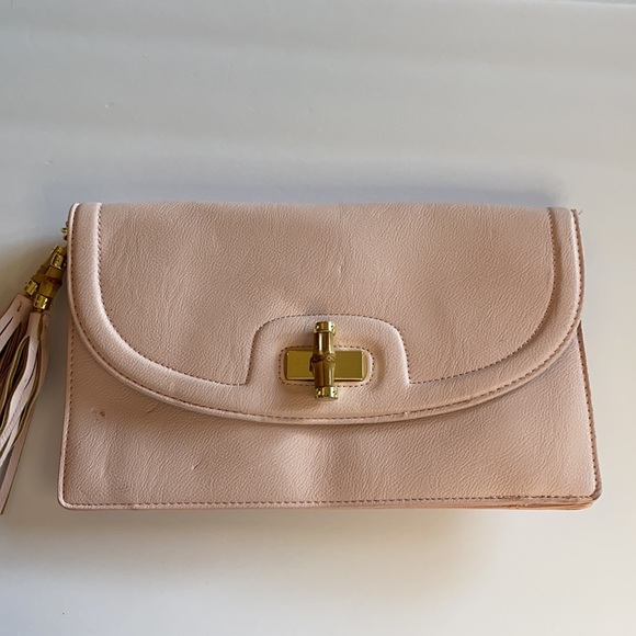 NEW Olivia & Joy Bamboo clutch crossbody purse - Picture 10 of 17